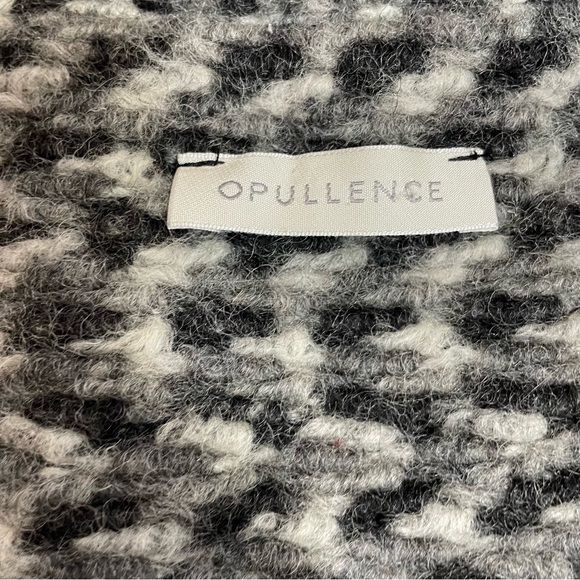 Opullence Wool Knit Jacket Made In France Size T1 US S - Picture 6 of 13